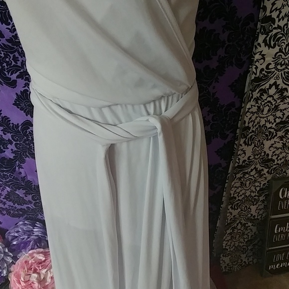 White goddess maxi dress 1X - Picture 3 of 8